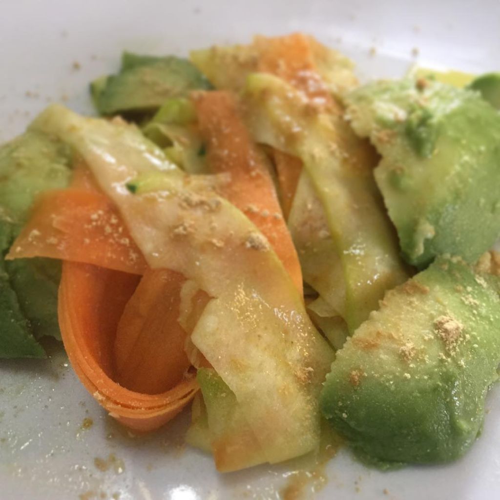 TAGLIATELLE larghe di Zucchine, Carote e Batata