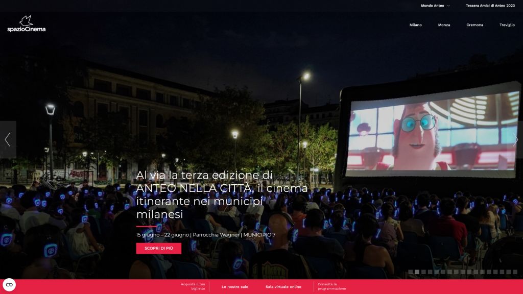 Milano è viva. Al via “Arianteo” e “Anteo nella città”, le rassegne di cinema all'aperto diffuse in tanti quartieri