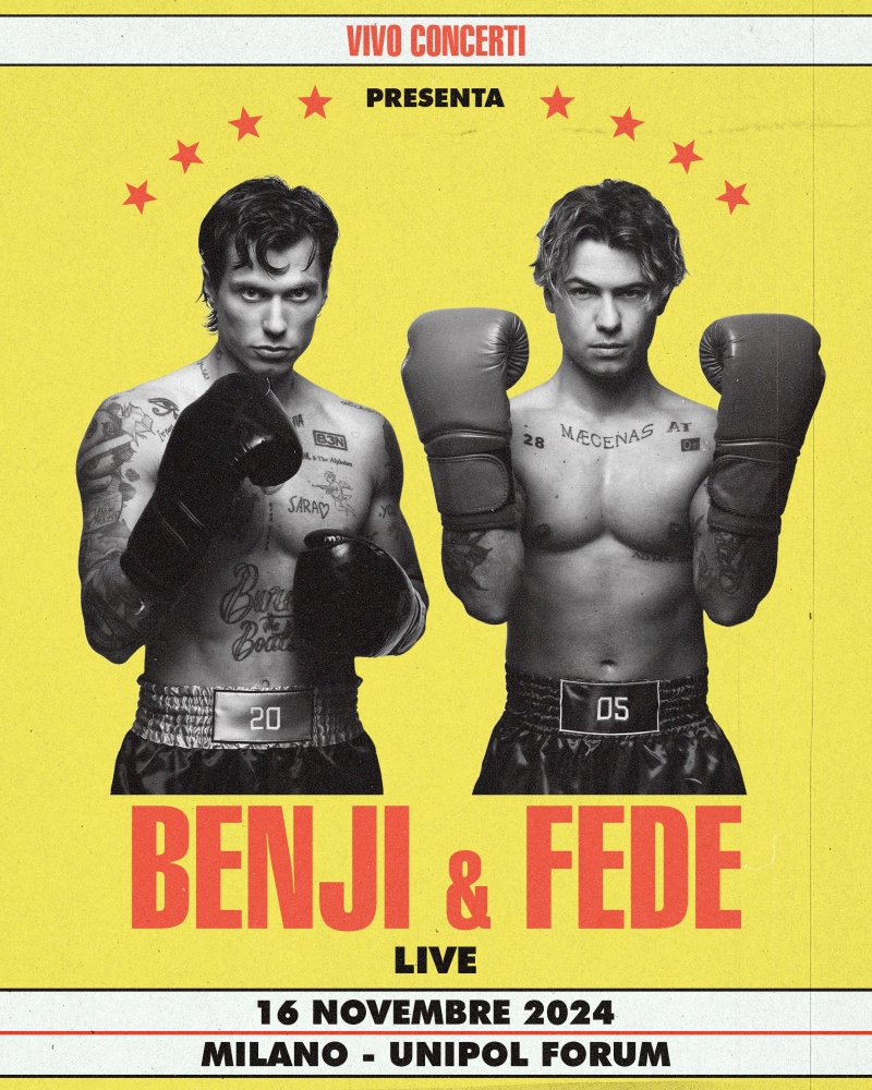 Benji & Fede: Dopo 4 Anni di Attesa Tornano Live il 16 Novembre al Forum di Assago