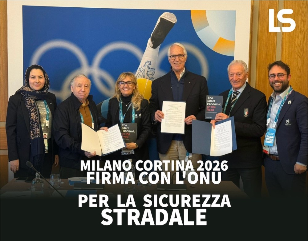 Milano Cortina 2026 firma con l'Onu per la sicurezza stradale