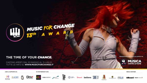 MUSIC FOR CHANGE- MUSICA contro le mafie: Aperte sulla PIATTAFORMA LE VOTAZIONE per i SEMIFINALISTI