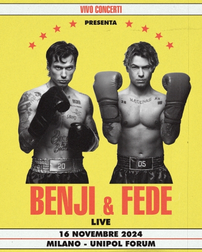 Benji & Fede: Dopo 4 Anni di Attesa Tornano Live il 16 Novembre al Forum di Assago