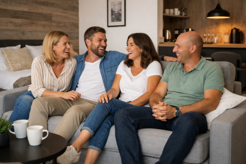 Divano letto per B&B - Salvaspazio, modulabile e Made in Italy